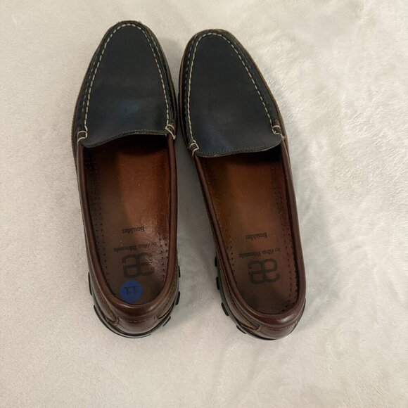 Allen Edmonds Boulder Venetian Driving Moccasin Loafer Black Brown Mens 11 - Picture 9 of 11